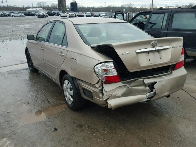 4T1BE32K53U149653 - 2003 TOYOTA CAMRY LE TAN photo 3