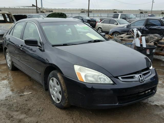 1HGCM56405A179071 - 2005 HONDA ACCORD LX BLACK photo 1