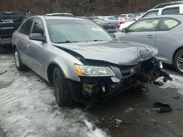 5NPET46C88H390754 - 2008 HYUNDAI SONATA GLS GRAY photo 1