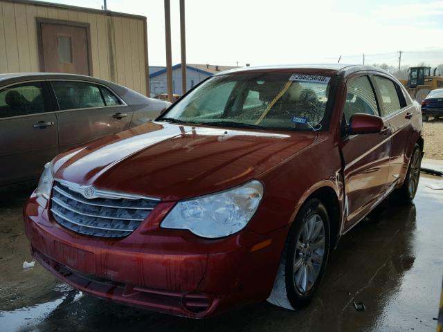 1C3CC5FB5AN176593 - 2010 CHRYSLER SEBRING LI MAROON photo 2