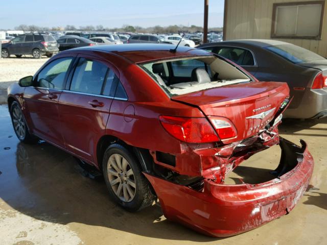 1C3CC5FB5AN176593 - 2010 CHRYSLER SEBRING LI MAROON photo 3