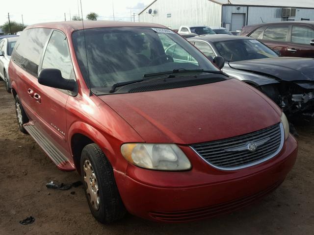 2C8GP44391R396442 - 2001 CHRYSLER TOWN & COU RED photo 1