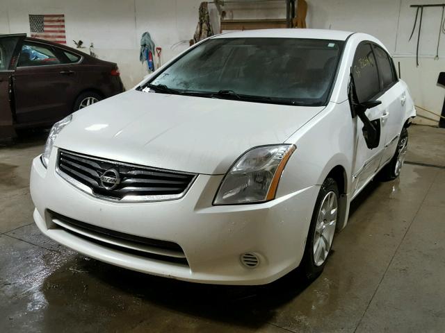 3N1AB6AP0BL639243 - 2011 NISSAN SENTRA 2.0 WHITE photo 2