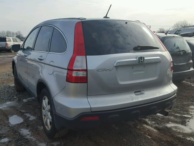 5J6RE48729L059414 - 2009 HONDA CR-V EXL SILVER photo 3