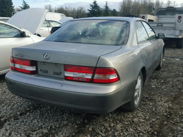 JT8BF28G110325485 - 2001 LEXUS ES 300 BEIGE photo 4