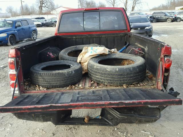 1N6SD16S6VC328893 - 1997 NISSAN TRUCK KING RED photo 6