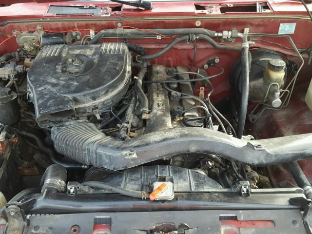 1N6SD16S6VC328893 - 1997 NISSAN TRUCK KING RED photo 7