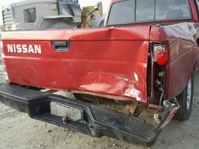 1N6SD16S6VC328893 - 1997 NISSAN TRUCK KING RED photo 9
