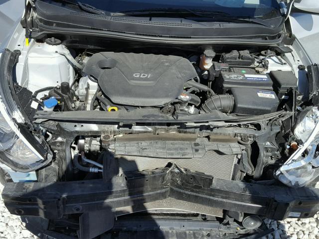 KMHCT5AE0GU268315 - 2016 HYUNDAI ACCENT SE SILVER photo 7