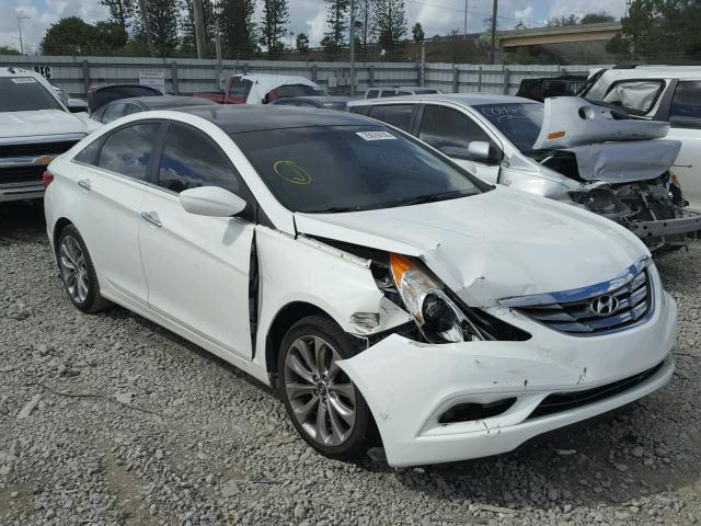 5NPEC4AB7BH241290 - 2011 HYUNDAI SONATA SE WHITE photo 1