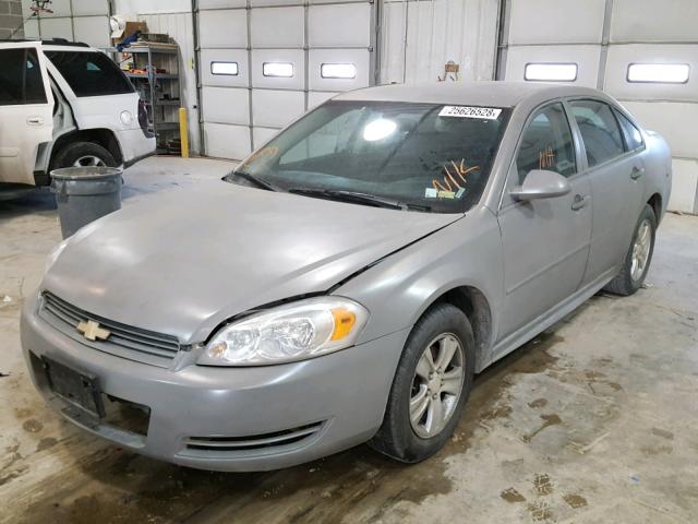 2G1WF5E36C1269937 - 2012 CHEVROLET IMPALA LS GRAY photo 2