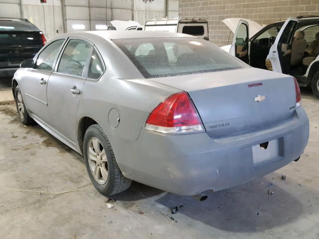 2G1WF5E36C1269937 - 2012 CHEVROLET IMPALA LS GRAY photo 3