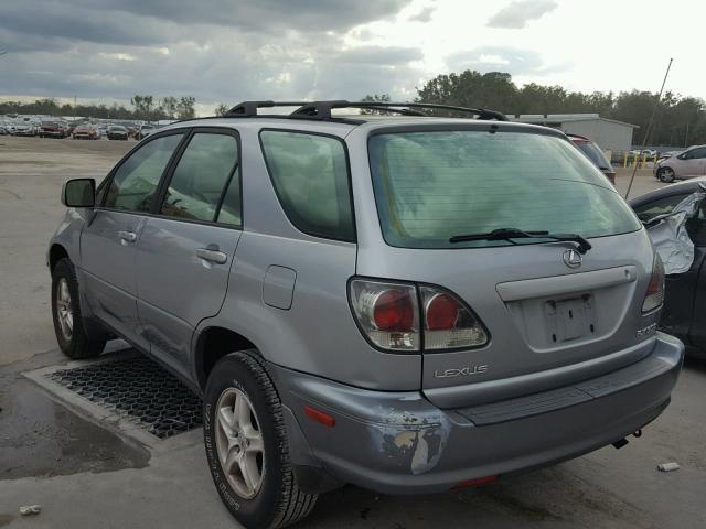 JTJGF10U310115941 - 2001 LEXUS RX 300 SILVER photo 3