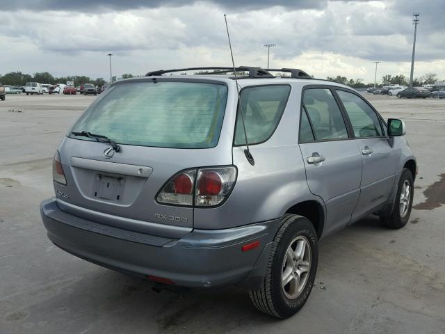 JTJGF10U310115941 - 2001 LEXUS RX 300 SILVER photo 4