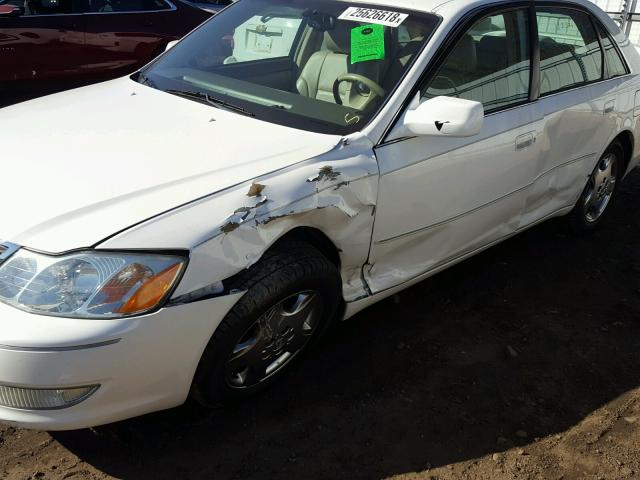 4T1BF28B84U380711 - 2004 TOYOTA AVALON XL WHITE photo 9