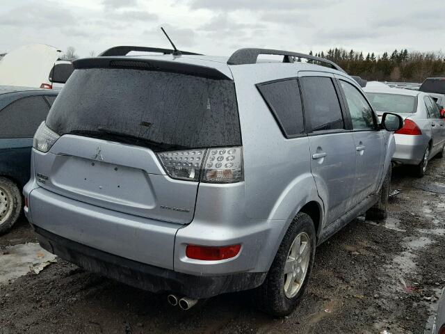 JA4JT3AX5BU607090 - 2011 MITSUBISHI OUTLANDER SILVER photo 4