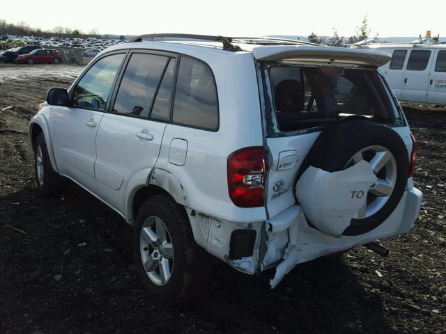 JTEHD20V450046898 - 2005 TOYOTA RAV4 WHITE photo 3