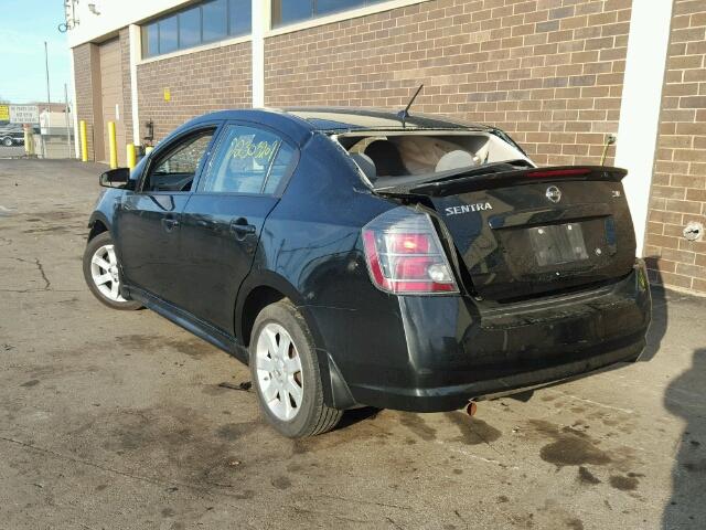 3N1AB6AP4BL643747 - 2011 NISSAN SENTRA 2.0 BLACK photo 3