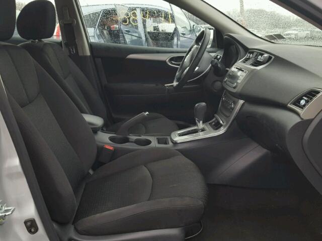 3N1AB7APXDL789918 - 2013 NISSAN SENTRA S SILVER photo 5