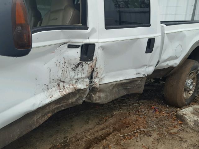 1FTSW21PX6ED78255 - 2006 FORD F250 SUPER WHITE photo 9