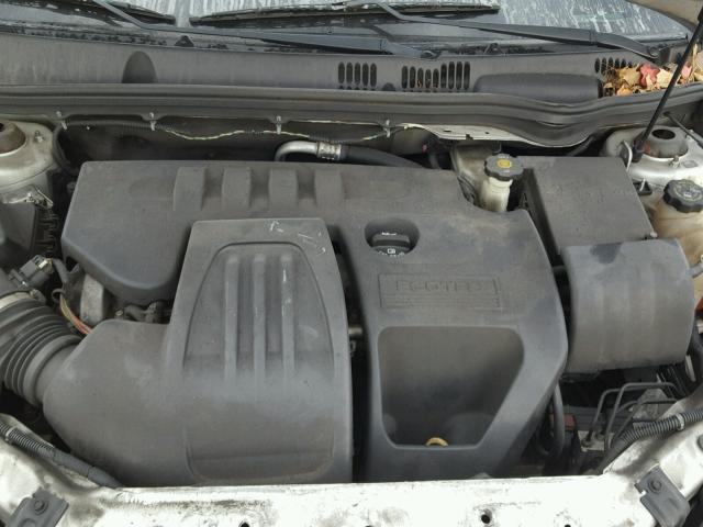 1G1AD5F5XA7226024 - 2010 CHEVROLET COBALT 1LT SILVER photo 7