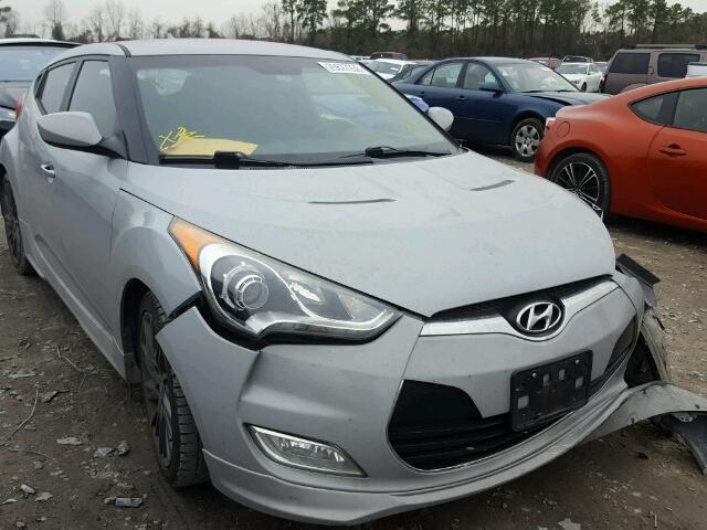 KMHTC6AD8DU129851 - 2013 HYUNDAI VELOSTER B GRAY photo 1