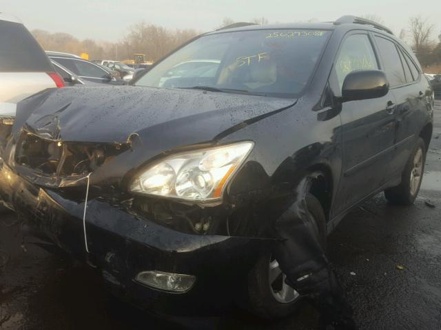 2T2HA31UX5C084730 - 2005 LEXUS RX 330 BLACK photo 2