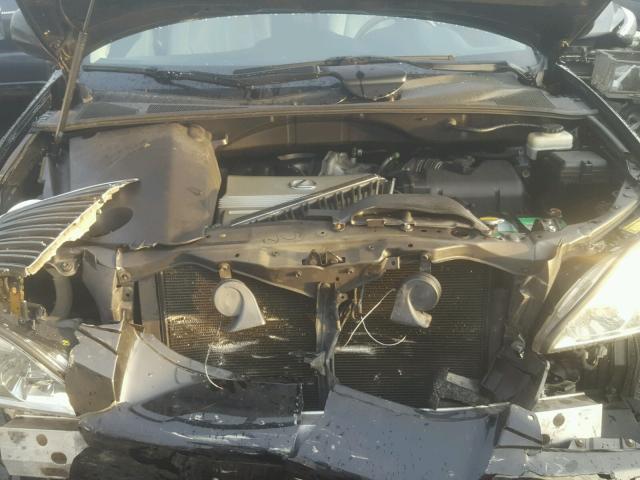 2T2HA31UX5C084730 - 2005 LEXUS RX 330 BLACK photo 7