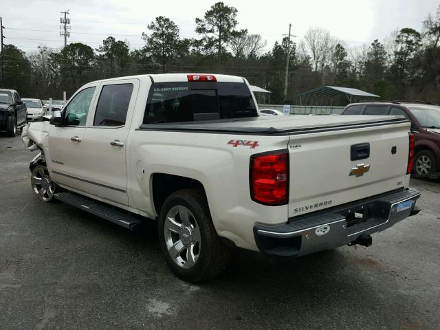 3GCUKSEC3FG342623 - 2015 CHEVROLET SILVERADO WHITE photo 3