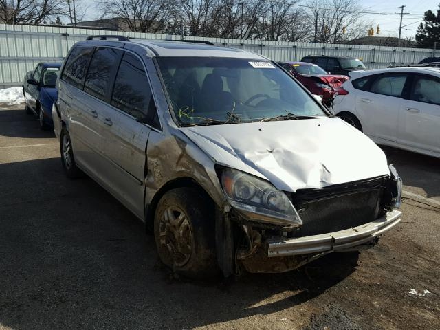5FNRL38777B453884 - 2007 HONDA ODYSSEY EX SILVER photo 1