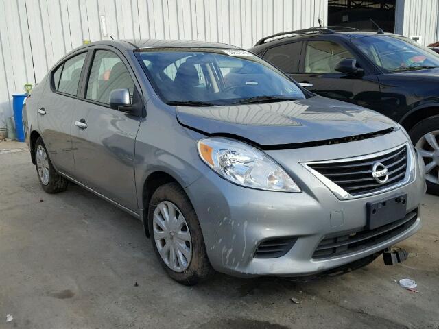 3N1CN7AP5EL800373 - 2014 NISSAN VERSA S SILVER photo 1