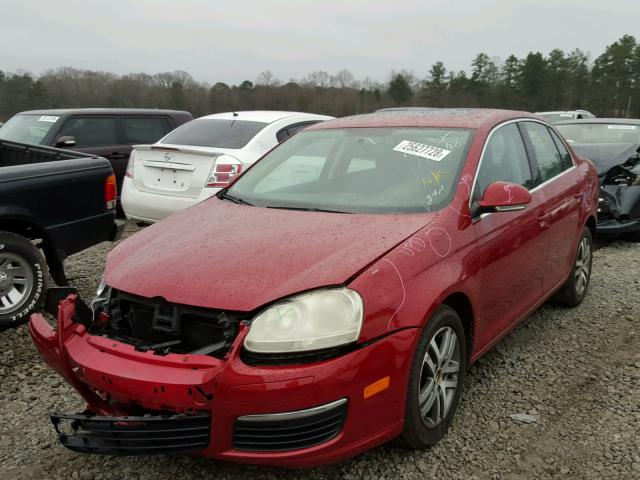 3VWSF71K26M665808 - 2006 VOLKSWAGEN JETTA 2.5 BURGUNDY photo 2