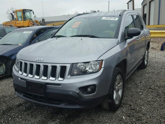 1C4NJCBA1GD628419 - 2016 JEEP COMPASS SP SILVER photo 2