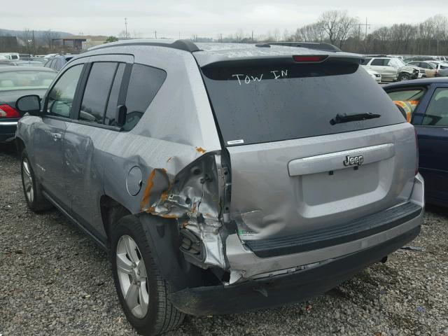 1C4NJCBA1GD628419 - 2016 JEEP COMPASS SP SILVER photo 3