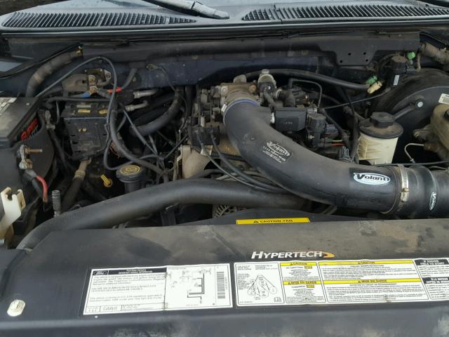 1FTRF17W4XNA16365 - 1999 FORD F150 BLUE photo 7