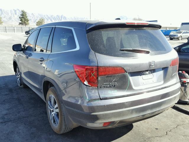 5FNYF6H73GB112101 - 2016 HONDA PILOT EXLN CHARCOAL photo 3