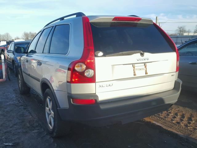 YV1CZ592751157721 - 2005 VOLVO XC90 SILVER photo 3