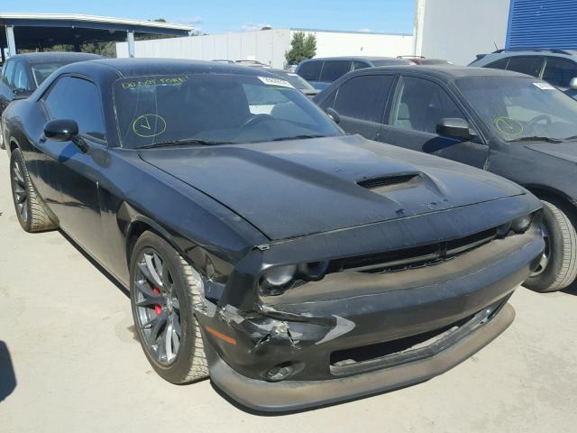 2C3CDZDJ9FH702593 - 2015 DODGE CHALLENGER BLACK photo 1