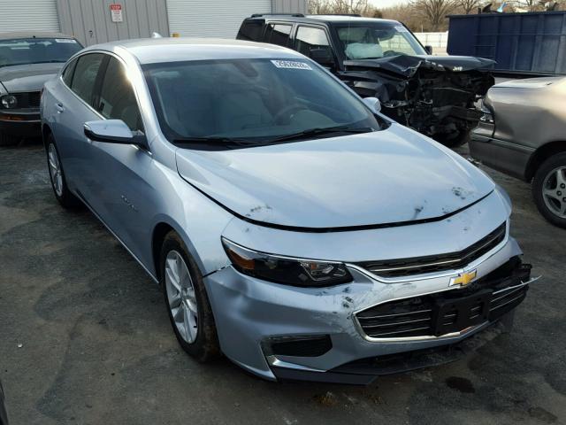 1G1ZE5ST2HF256087 - 2017 CHEVROLET MALIBU LT BLUE photo 1