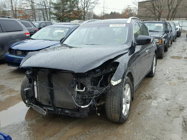 JN1AJ0HR3AM750459 - 2010 INFINITI EX35 BASE BLACK photo 2