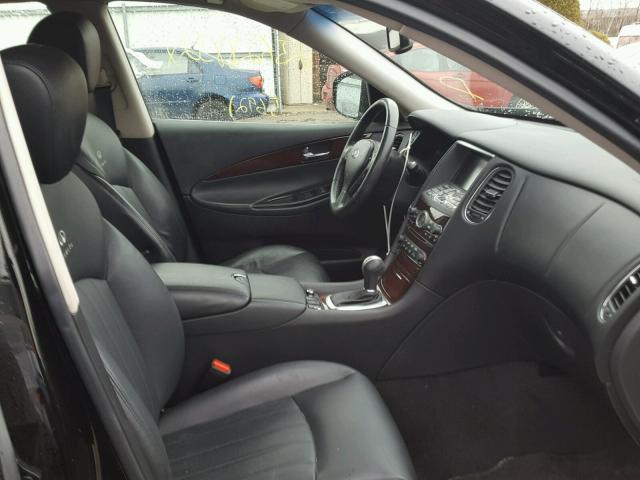 JN1AJ0HR3AM750459 - 2010 INFINITI EX35 BASE BLACK photo 5