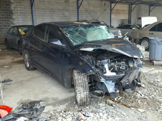 5NPDH4AE6EH490286 - 2014 HYUNDAI ELANTRA SE BLACK photo 1