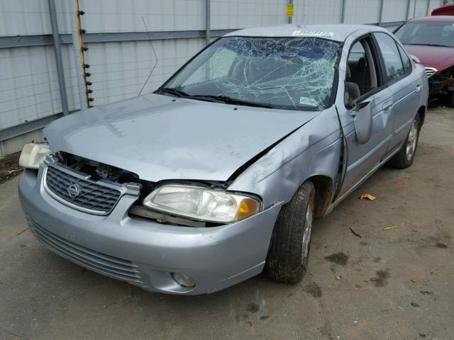 3N1CB51D72L683006 - 2002 NISSAN SENTRA XE SILVER photo 2