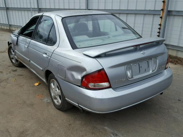 3N1CB51D72L683006 - 2002 NISSAN SENTRA XE SILVER photo 3