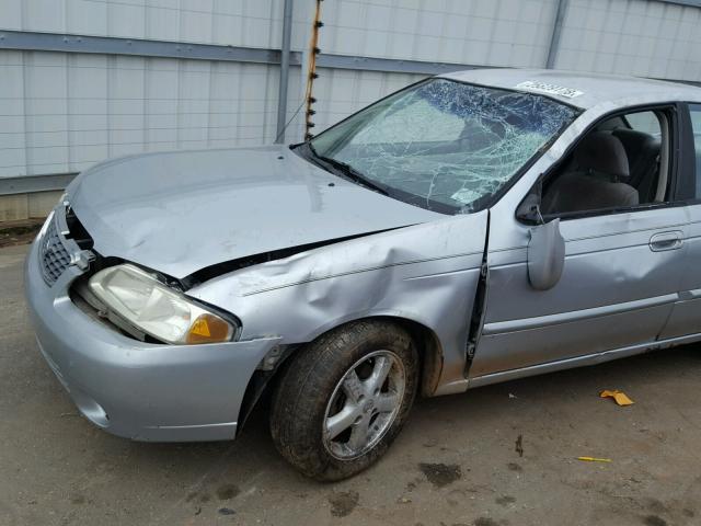 3N1CB51D72L683006 - 2002 NISSAN SENTRA XE SILVER photo 9