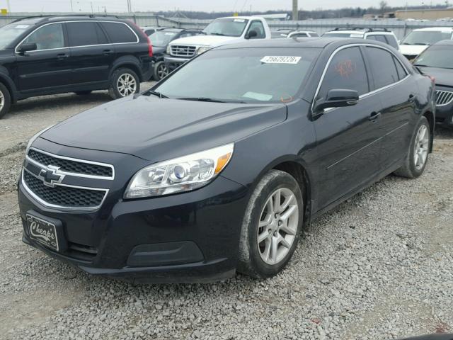 1G11C5SA5DF296997 - 2013 CHEVROLET MALIBU 1LT BLACK photo 2