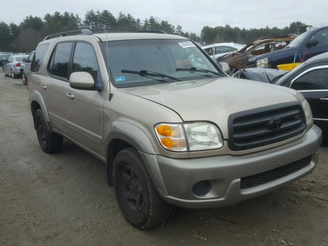 5TDBT44A21S029542 - 2001 TOYOTA SEQUOIA SR GOLD photo 1