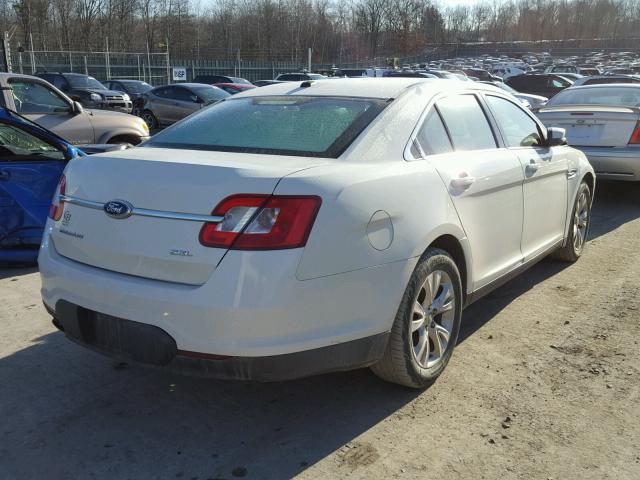 1FAHP2EW9CG132084 - 2012 FORD TAURUS SEL WHITE photo 4