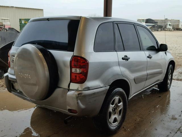 JTEGD20V440024183 - 2004 TOYOTA RAV4 SILVER photo 4