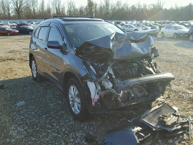 2HKRM3H75EH535138 - 2014 HONDA CR-V EXL GRAY photo 1